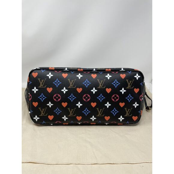 Louis Vuitton Neverfull Tote MM Black Canvas - Picture 8 of 14